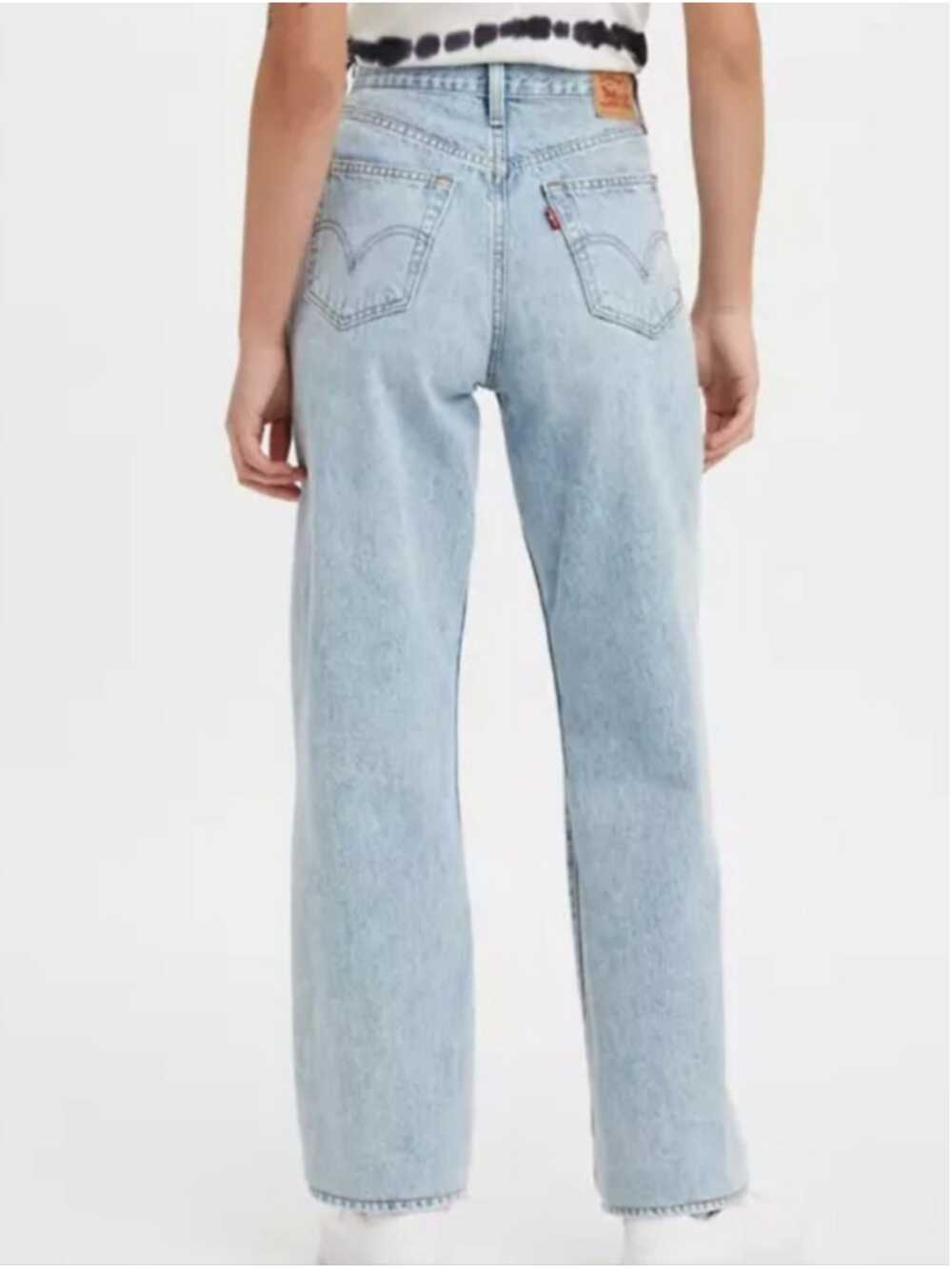 Levi’s High Waisted Straight Leg Jeans Women’s W26 L30 Light Wash Denim - Picture 2 of 10